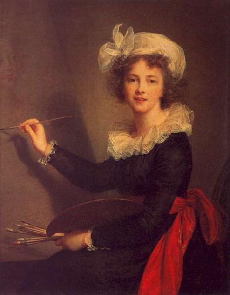 Elisabeth LouiseVigee Lebrun Self Portrait-y oil painting picture